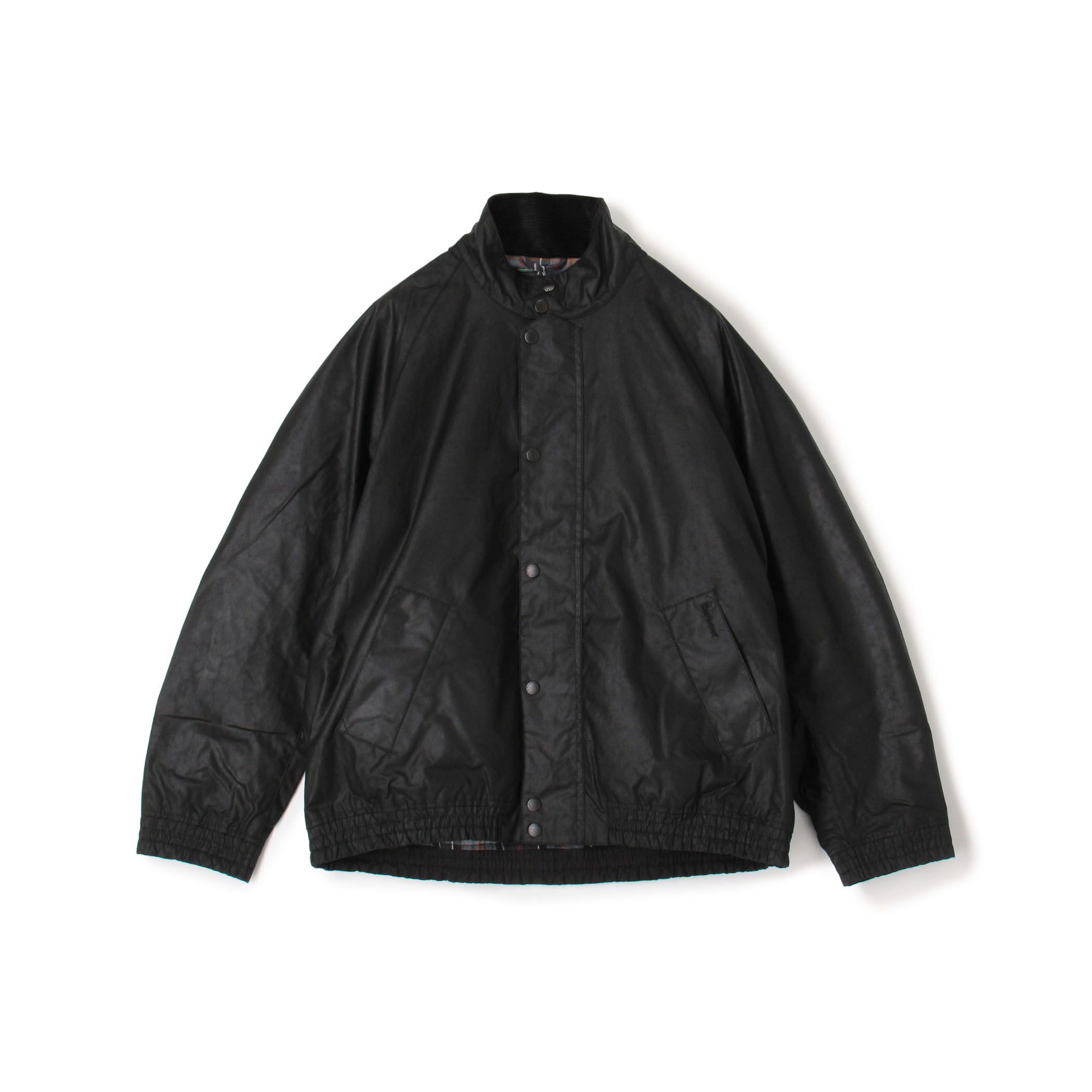Barbour TRANSPORT コットン スタンドカラー ワックスジャケット