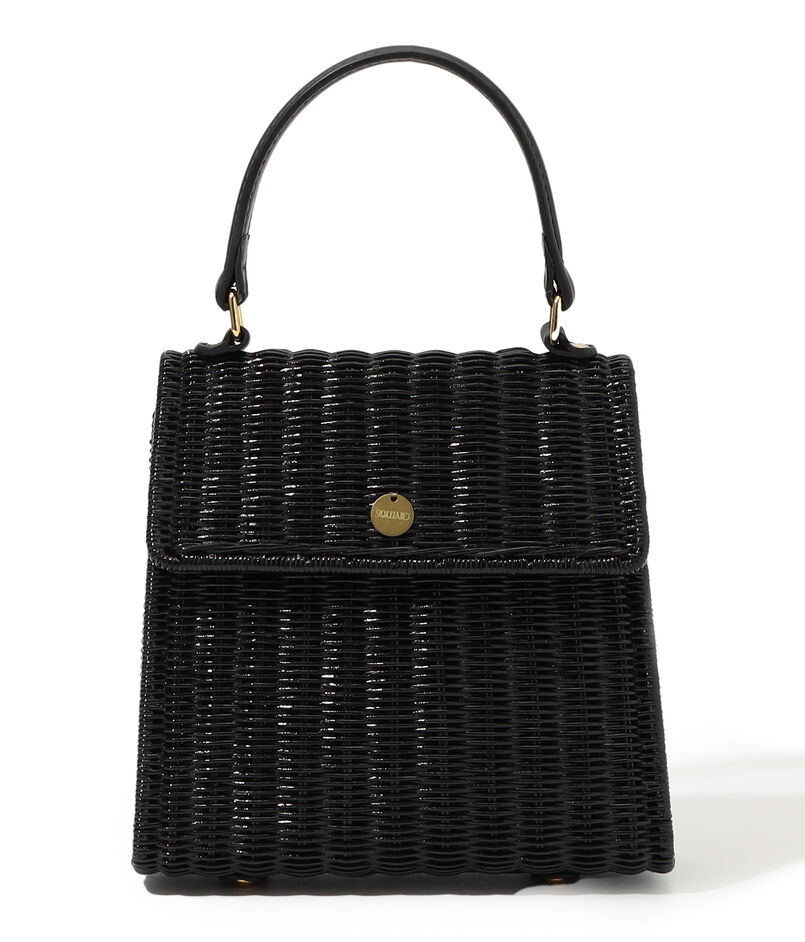 SOULEIADO ラタン スクエアバッグ