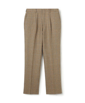 ウールツイード 1プリーツスラックス LOVAT CHAPLIN