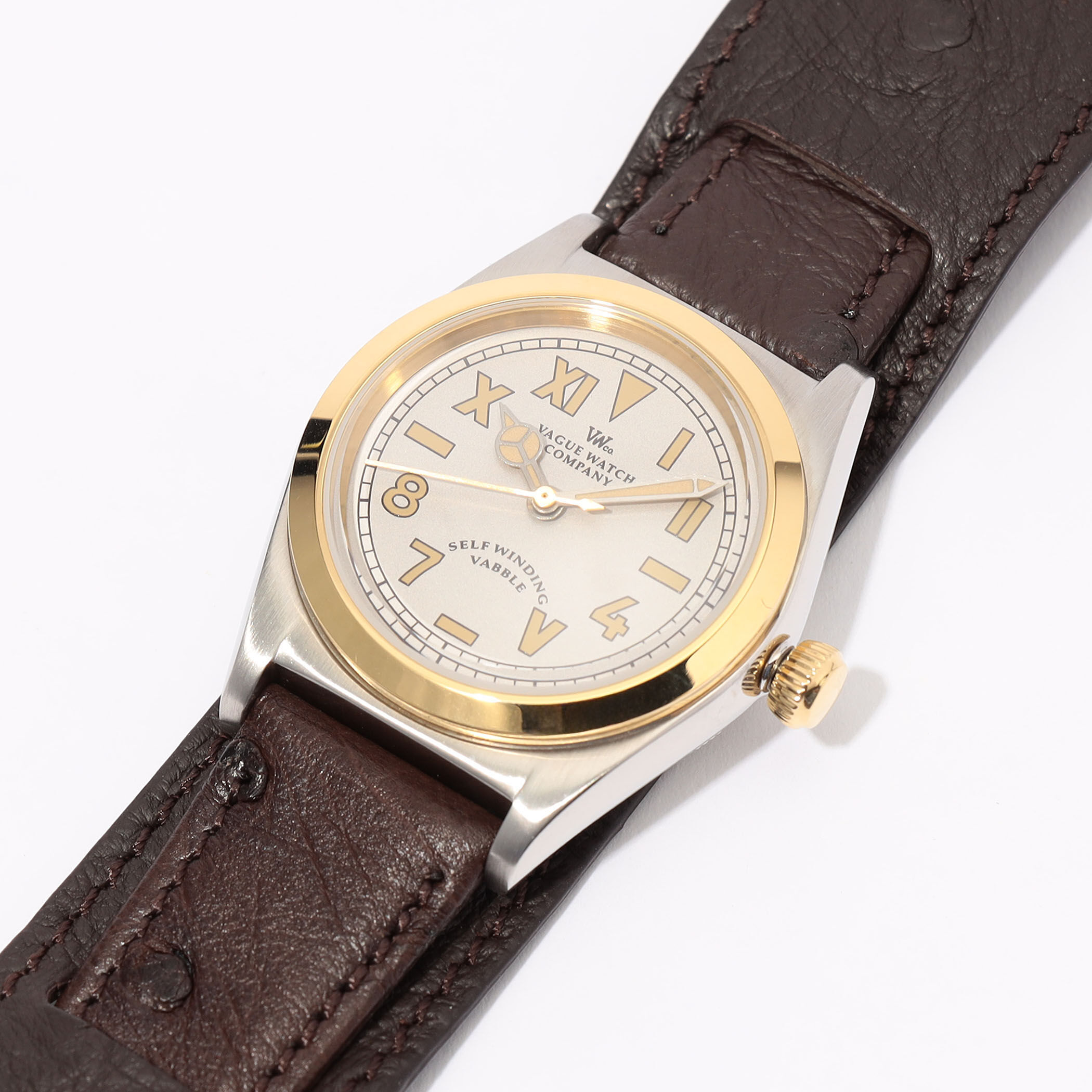別注】VAGUE WATCH Vabble Combi オーストリッチベルト オートマチック