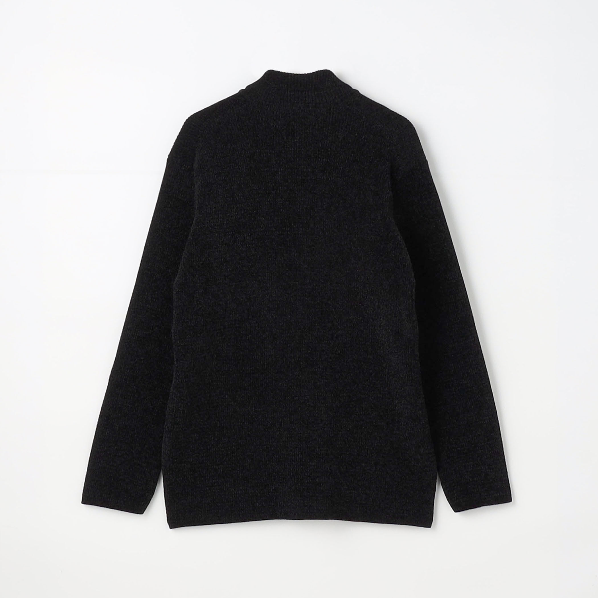 ポリエステルシェニールヤーン ダブルブレステッドニットジャケット