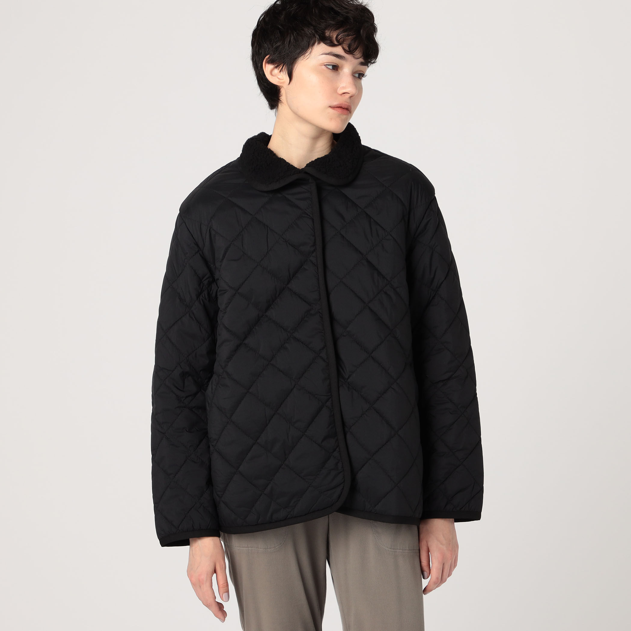 ダイヤモンドキルティング シェルパジャケット WWRN2636