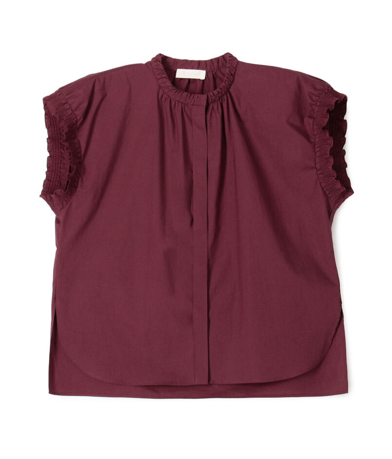 プロセスドコットン シャーリングブラウス