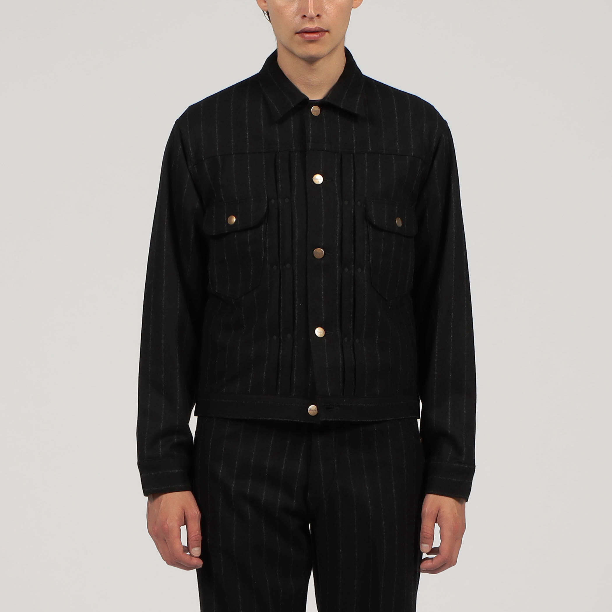 別注】Wrangler 111MJ ウールフランネル ブルゾン FOX BROTHERS