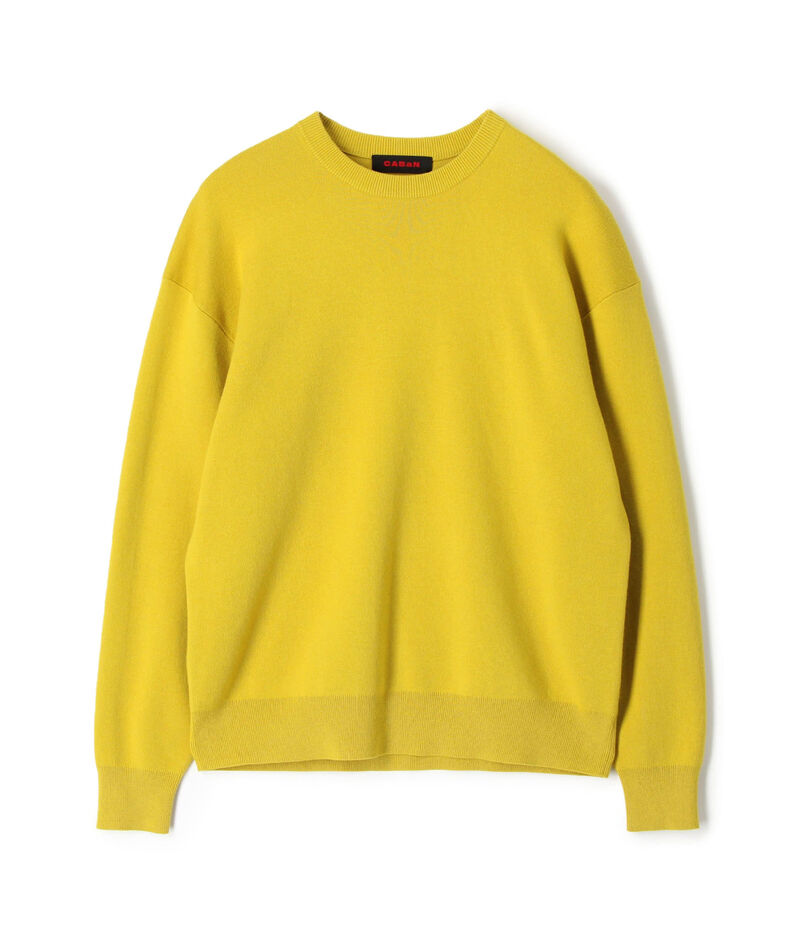 CABaN コットンカシミヤ クルーネックプルオーバー