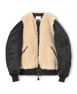 【別注】FAUX SHEARLING TYPE MA-1JACKET