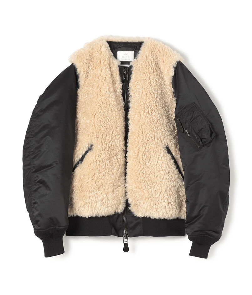 【別注】FAUX SHEARLING TYPE MA-1JACKET