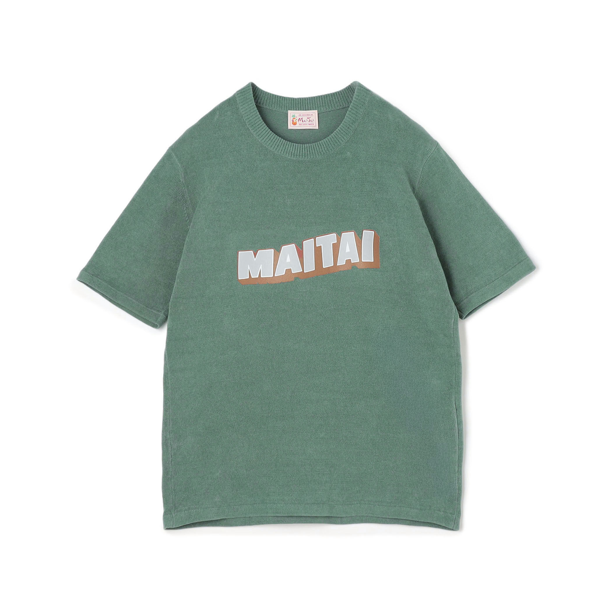 Mai Tai コットンシェニール プリントニットTシャツ｜トゥモローランド