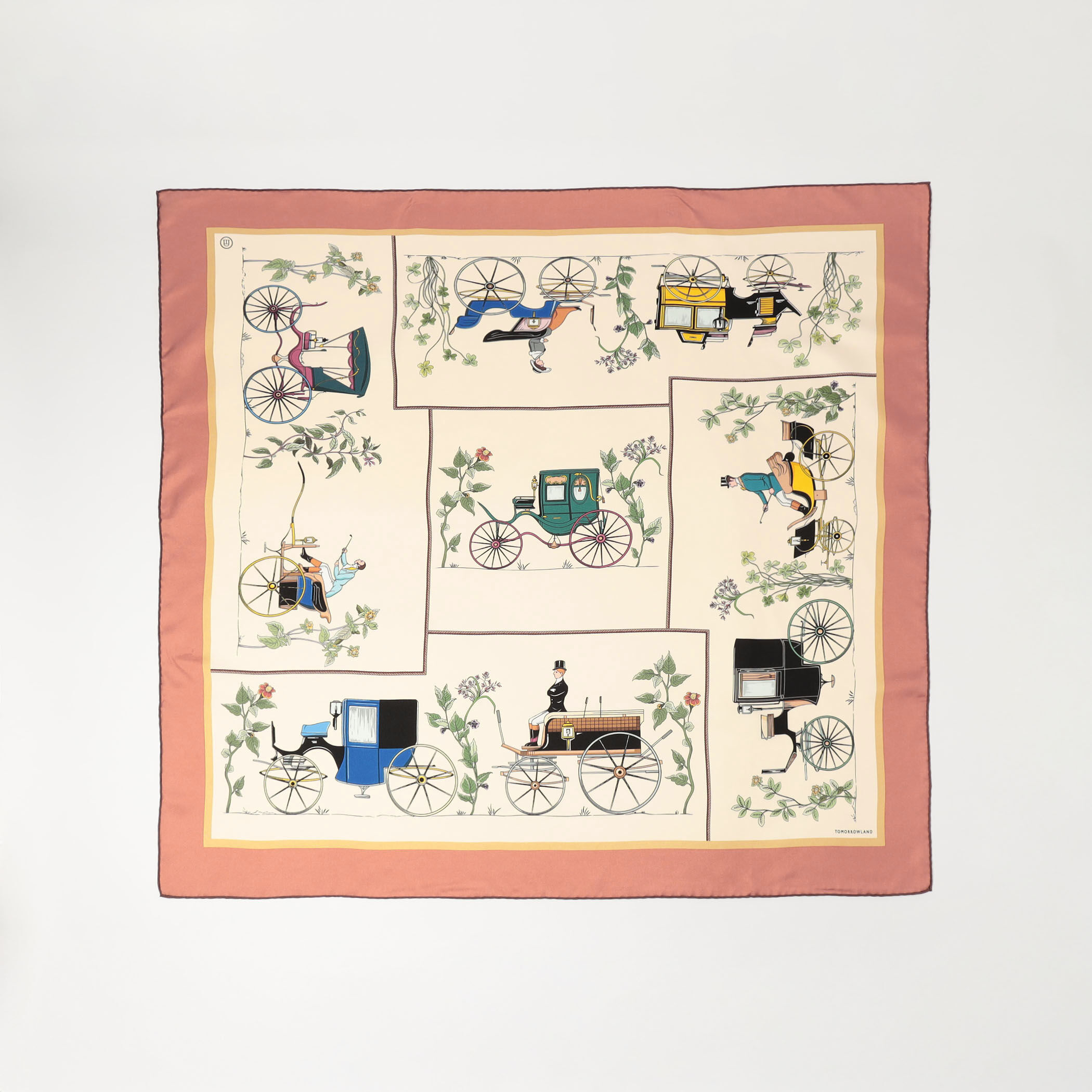 ATELIER TOMORROW CARRIAGE シルクスカーフ｜トゥモローランド 公式サイト