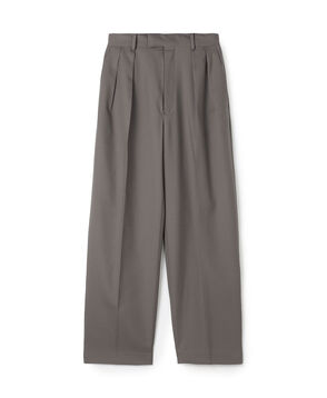 Super120'sウォッシャブルウール タックスラックス