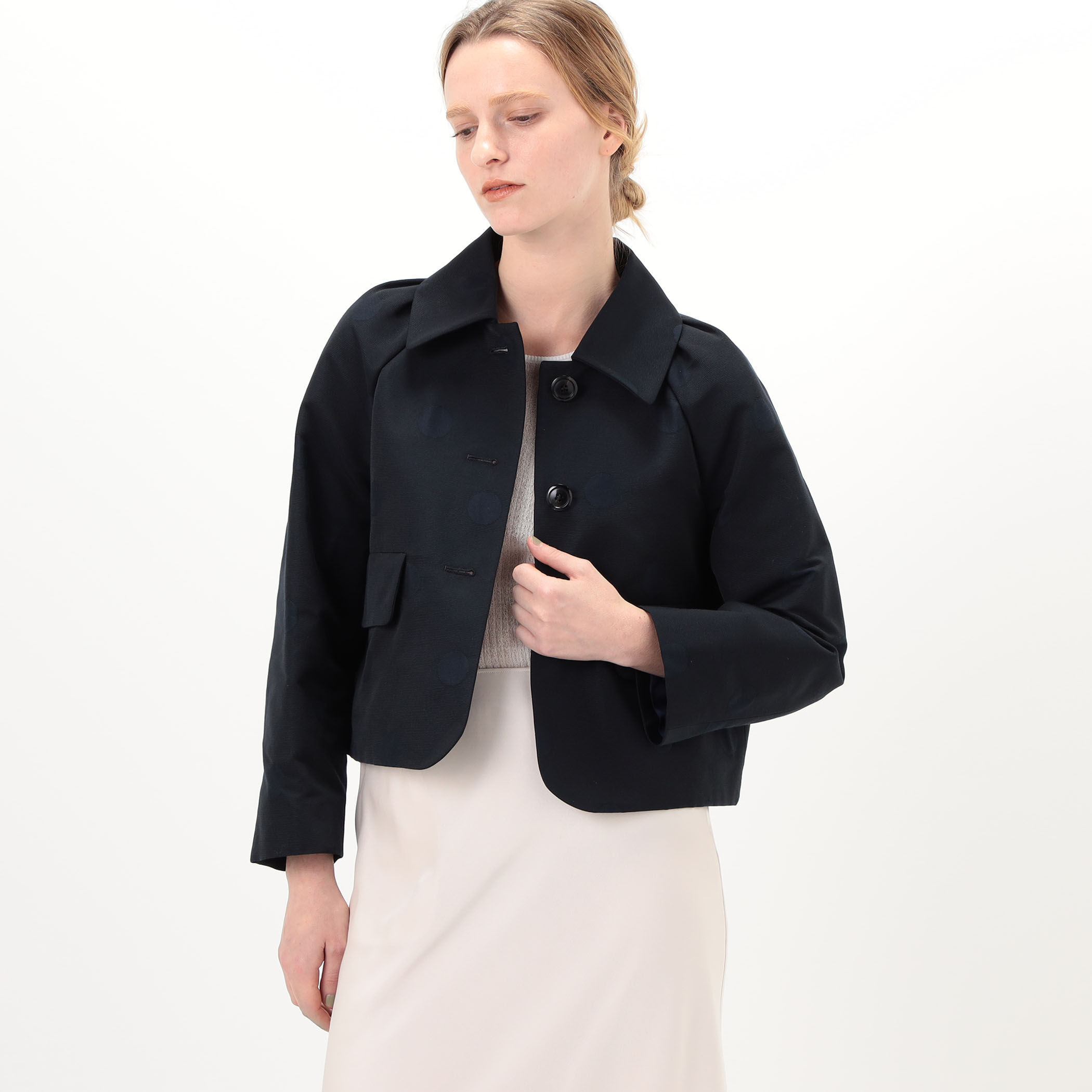 グログランドット ショートジャケット｜トゥモローランド 公式通販