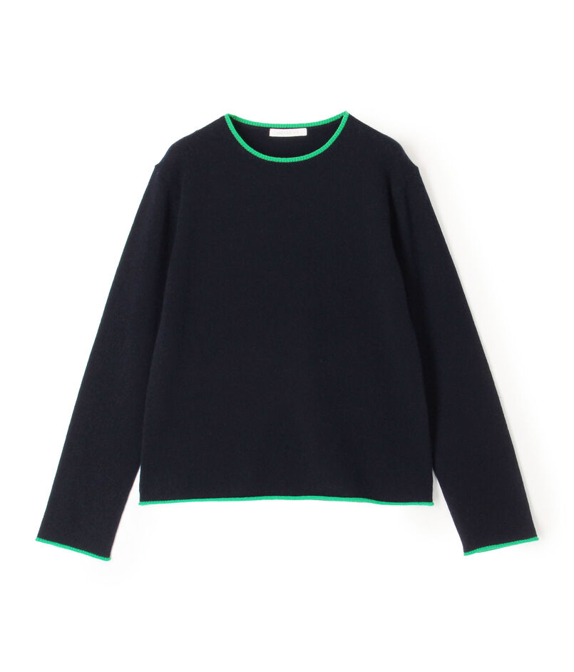 【WEB先行予約】スコットランドカシミヤ クルーネックプルオーバー