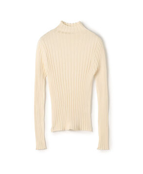 ドメスティックスパンシルク ビルドネックプルオーバー