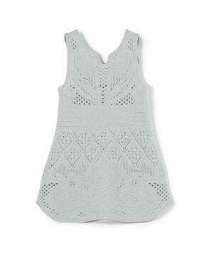 Mame Kurogouchi Multi Pattern Low Gauge Knitted Sleeveless Top