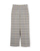 トゥーサイドチェック ストレートパンツ