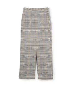 トゥーサイドチェック ストレートパンツ