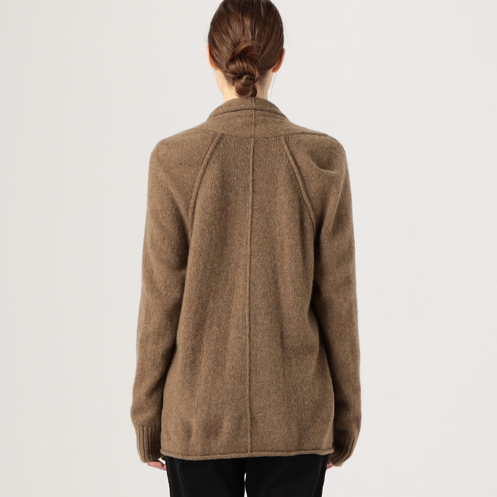数量限定価格!! カシミヤ ショールカラーカーディガン WLTC2583 トップス