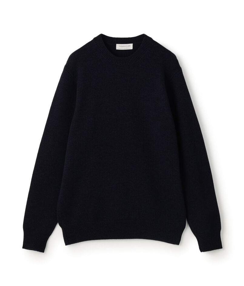 【WEB先行予約】TOMORROWLAND tricot ラムズウール クルーネックニット