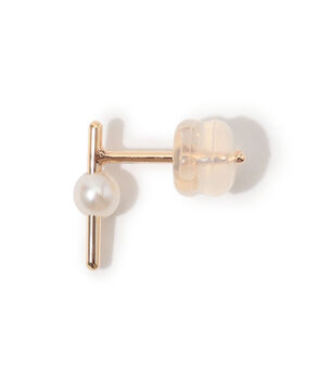 Hirotaka Akoya Pearl Bar 片耳ピアス