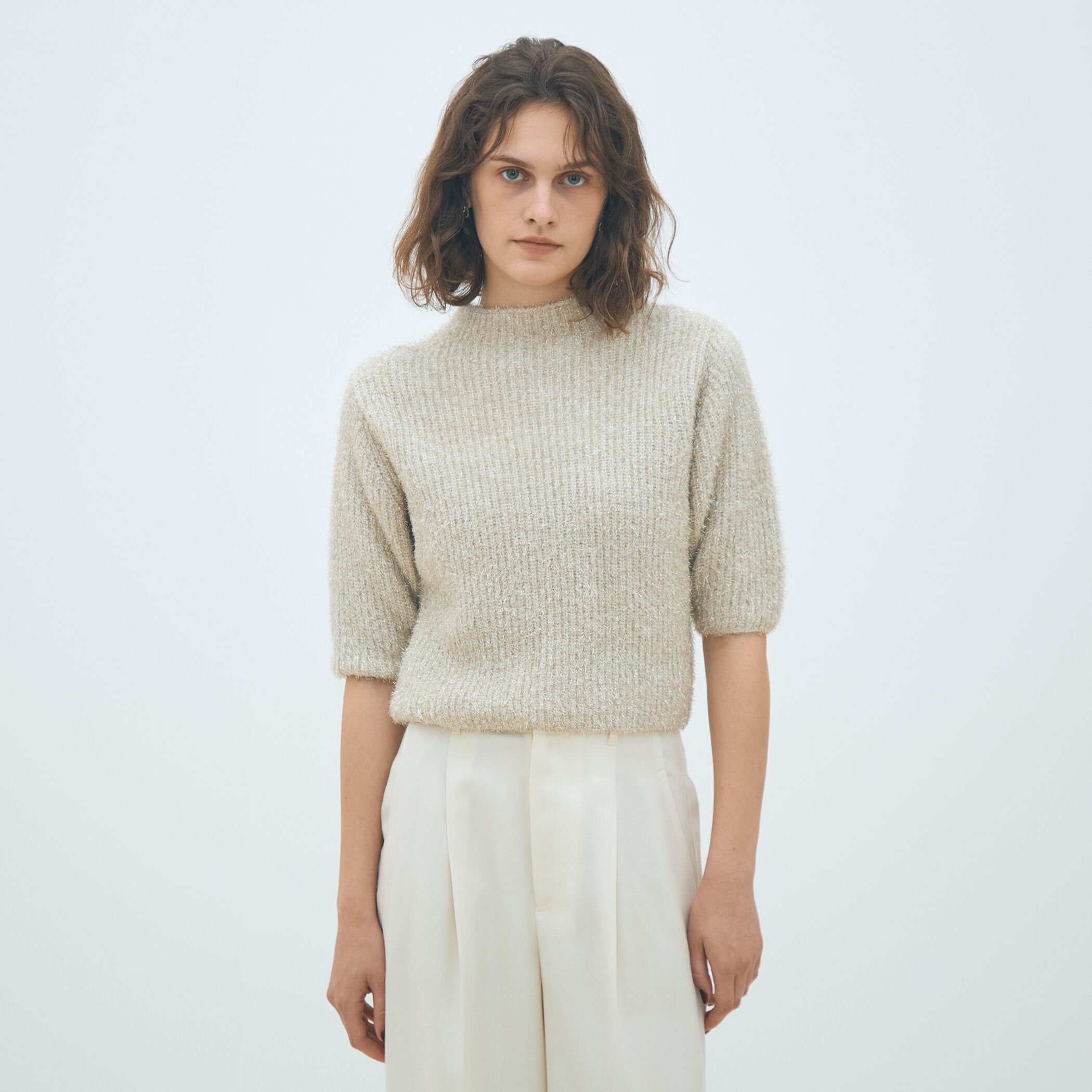 ルレックスシェニール ハーフスリーブプルオーバー｜トゥモローランド