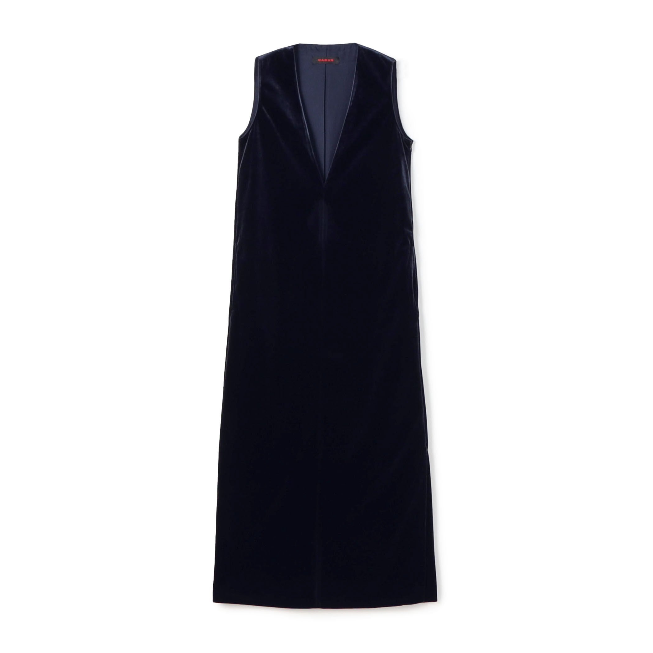 ソフトベロア Vネックロングワンピース｜トゥモローランド 公式通販