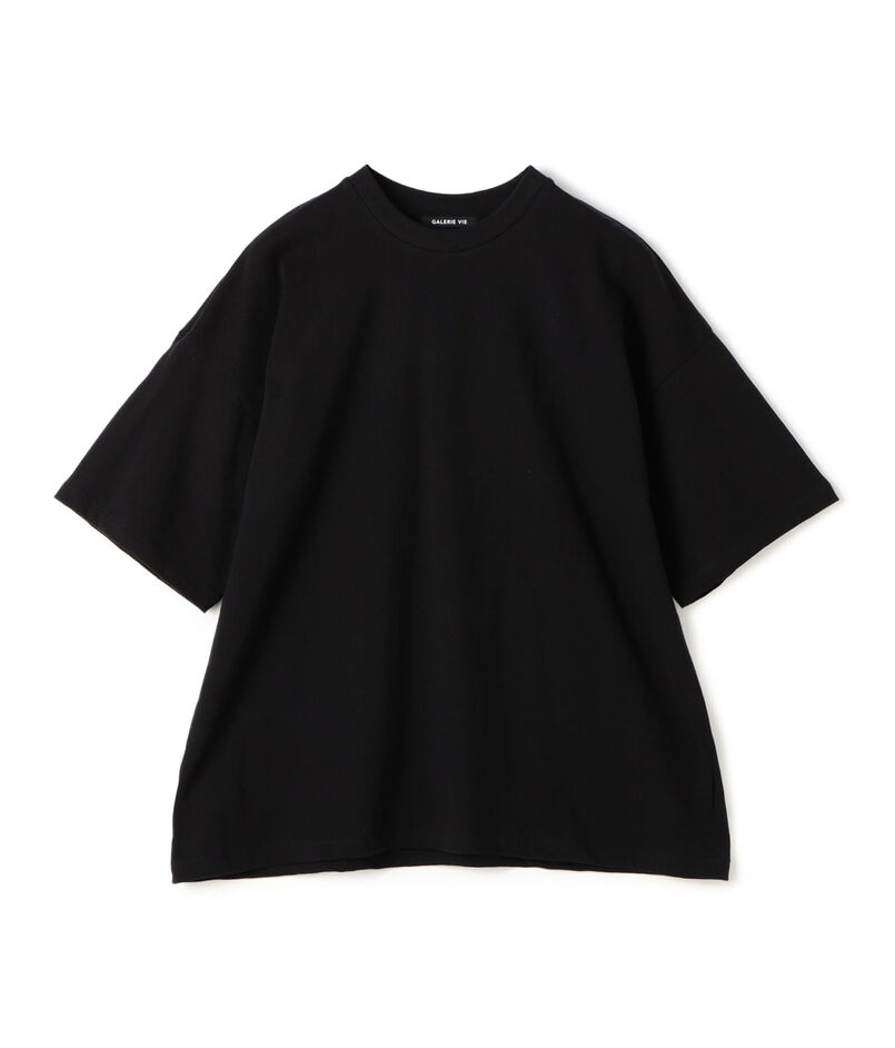 コットン吊り天竺 ショートスリーブクルーネックカットソー