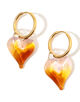 LEVENS HEART OF GLASS HOOPS ピアス