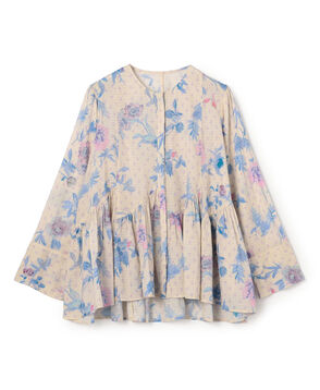 ne Quittez pas Dot Dobby Bouquet ブラウス