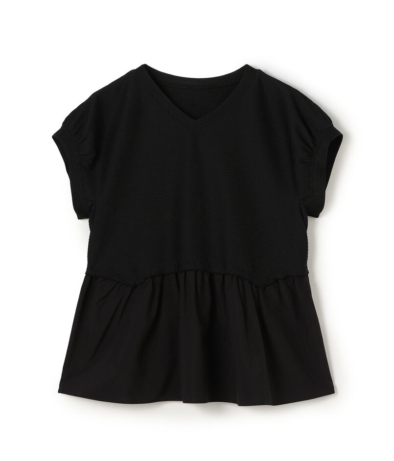 ■アイレットジャージー ソフトVネックプルオーバー