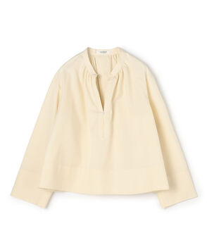 コットンブロード プルオーバーブラウス