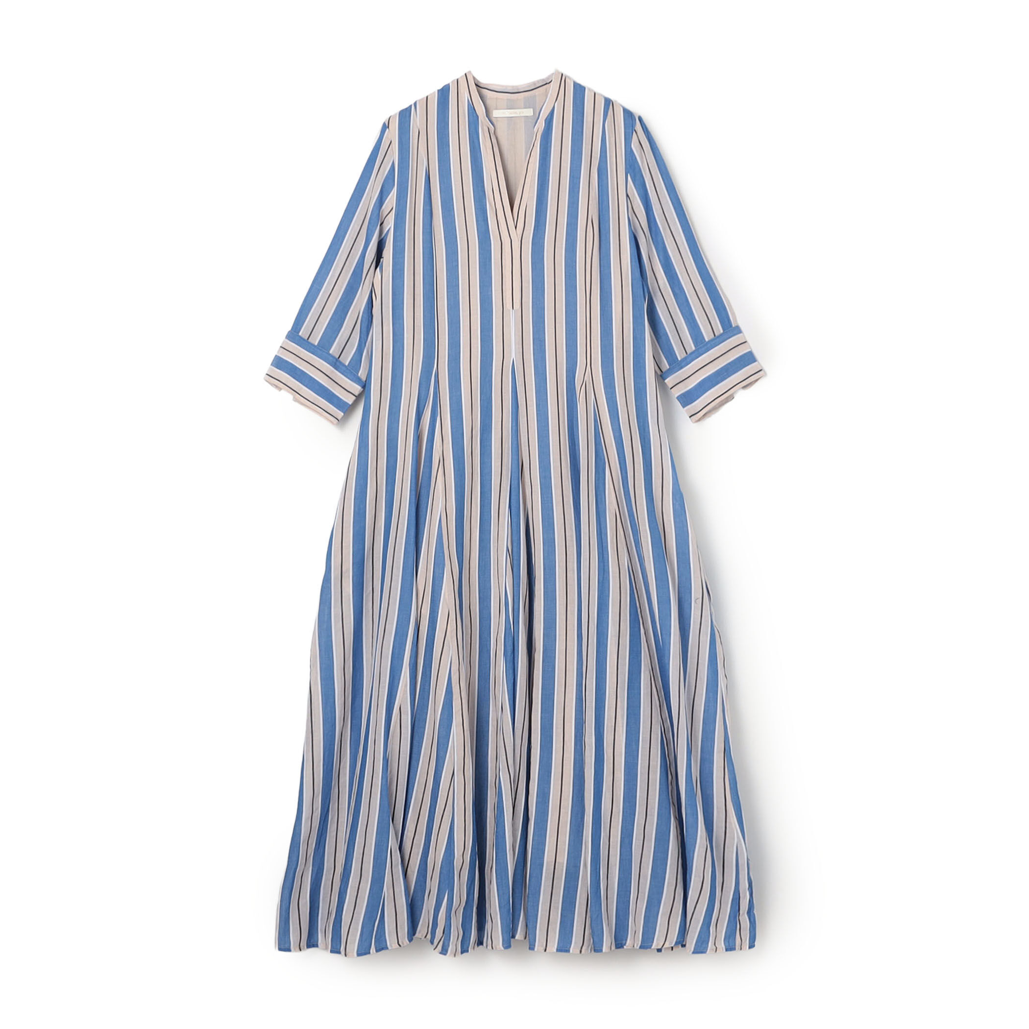 ne Quittez pas Cotton Voile Stripe ワンピース｜トゥモローランド