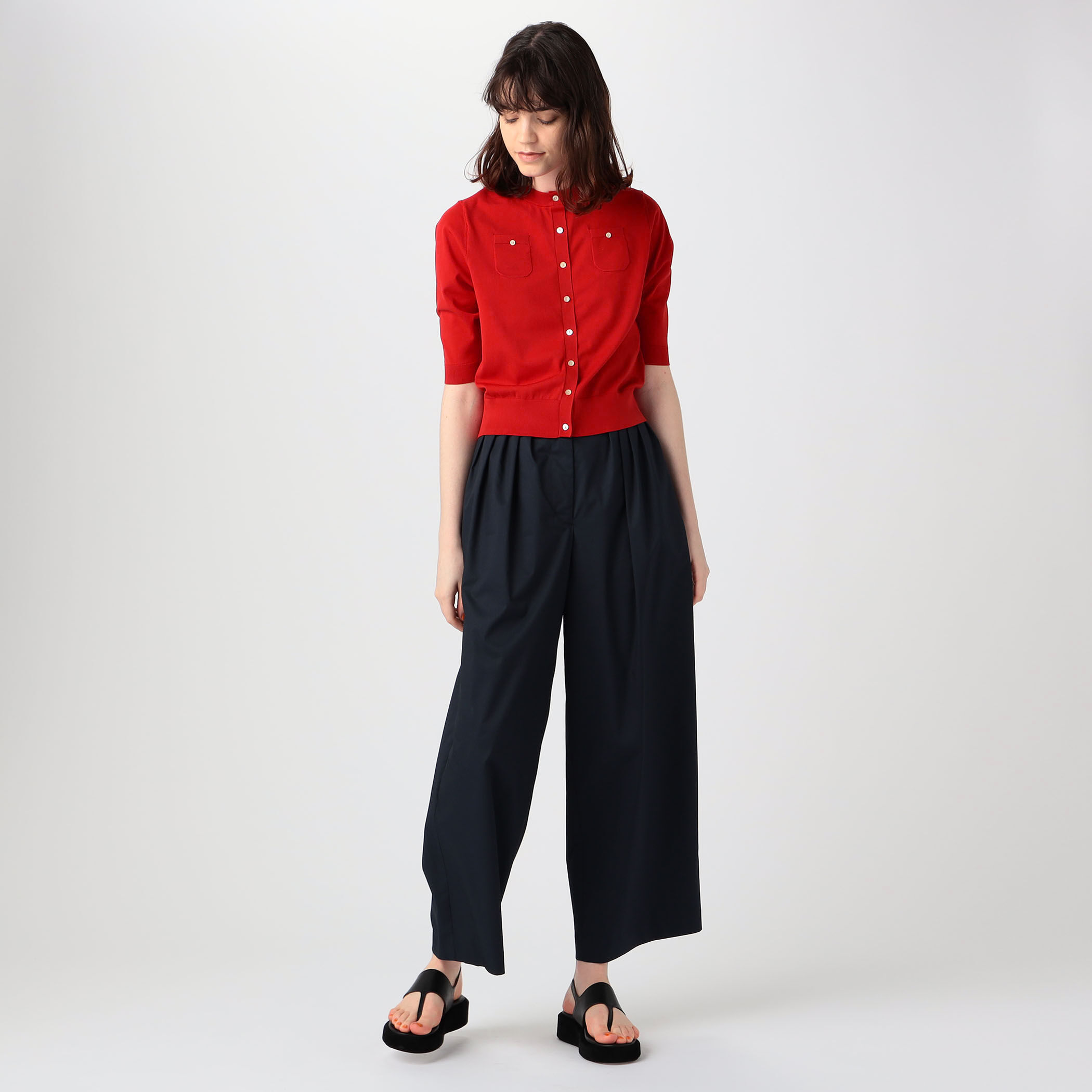 キャバン CABaN CABaN ファインポリエステル ハーフスリーブ