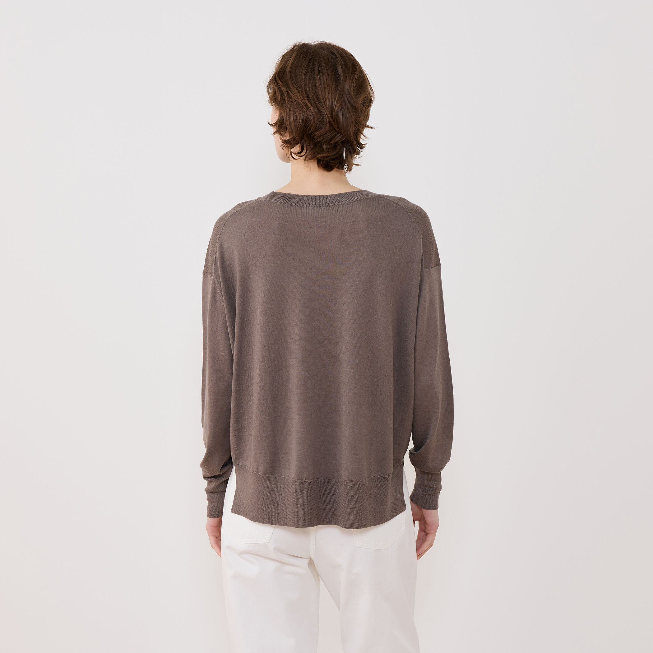 プレーンウール クルーネックプルオーバー｜トゥモローランド 公式通販