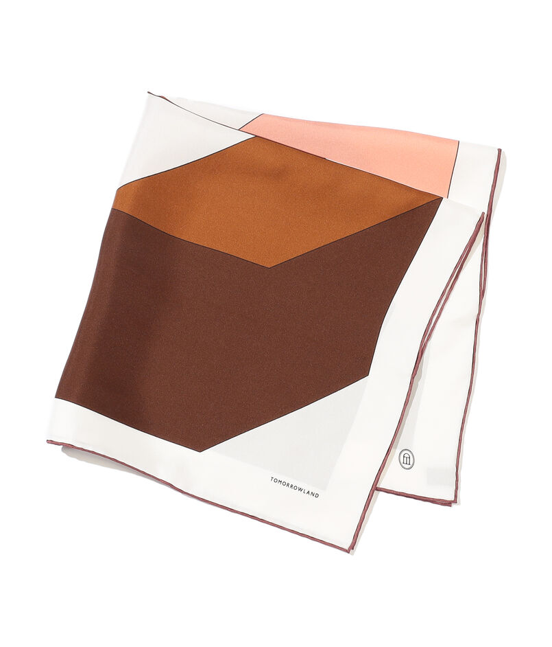 Atelier TOMORROWLAND CUBE シルクスカーフ