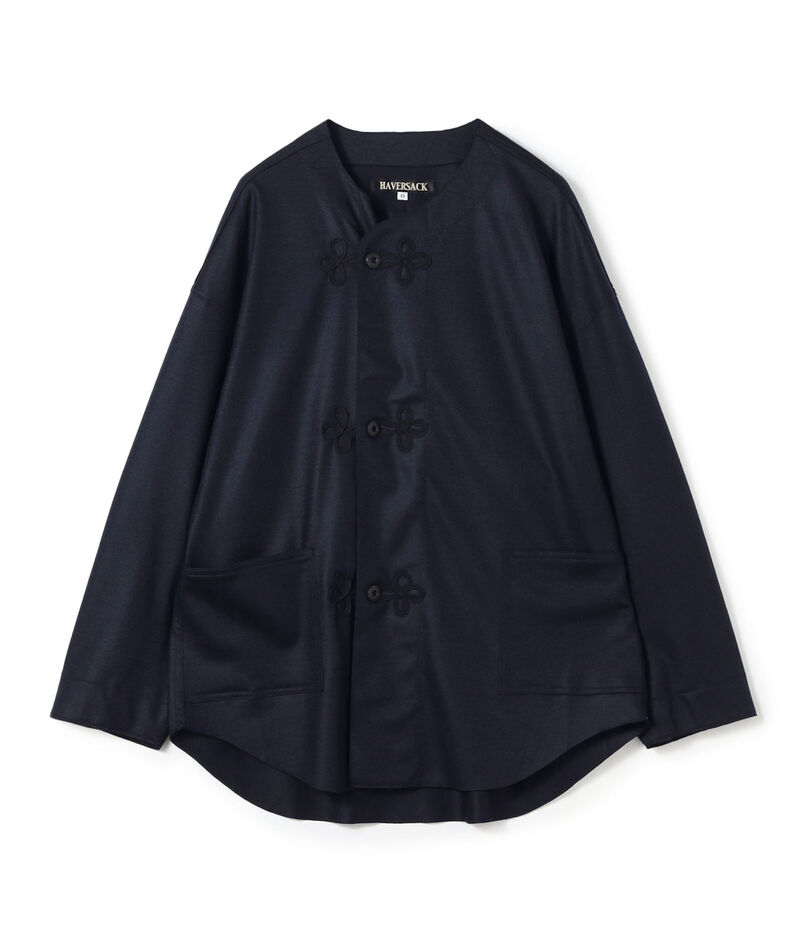 HAVERSACK WOOL ノーカラージャケット