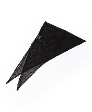 ASAUCE MELER シルクニット トライアングルスカーフ