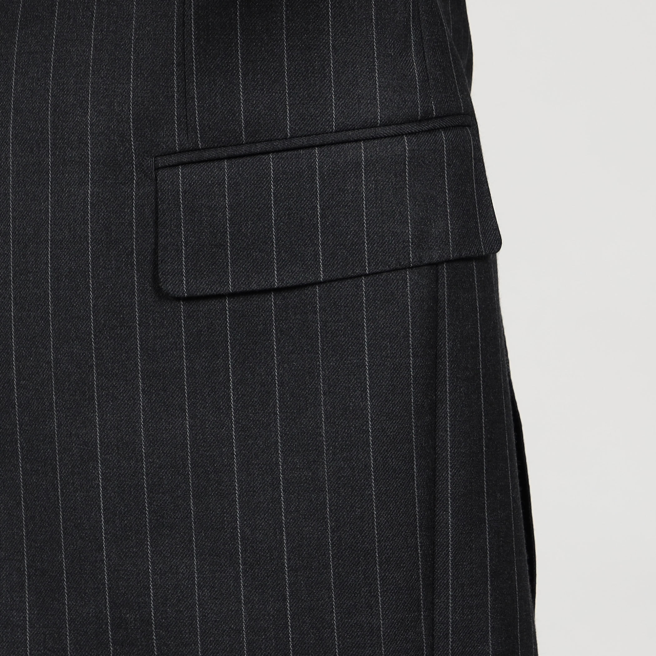 ウール シングルブレステッド2Bスーツ ISLAND FLEECE E.Zegna