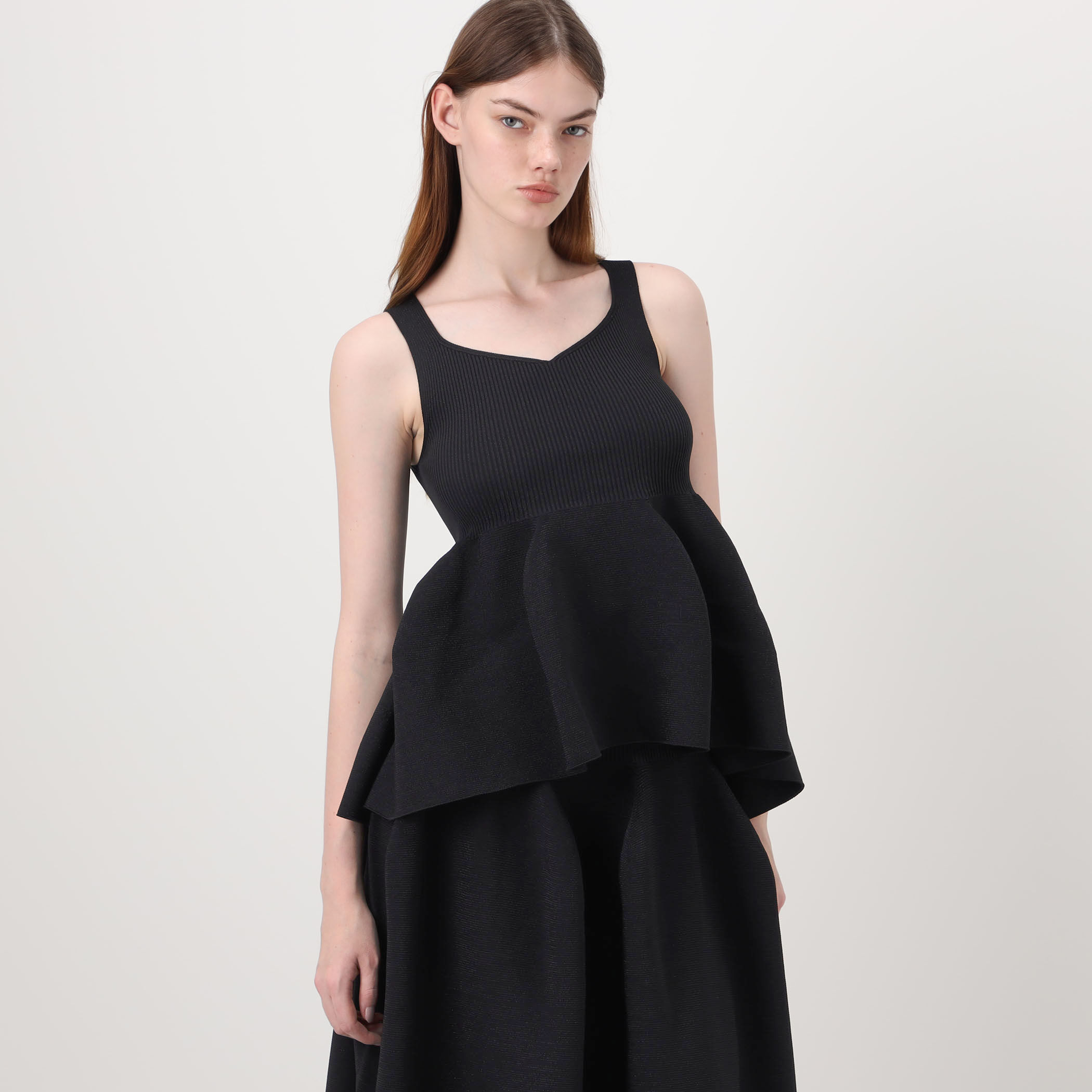 美品 CFCL POTTERY SLEEVELESS TOP ブラック CFCL POTTERY GLITTER SLEEVELESS TOP スリーブレストップ