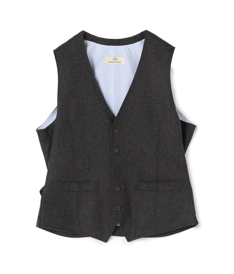 ウールフランネル 5Bベスト FOX FLANNEL