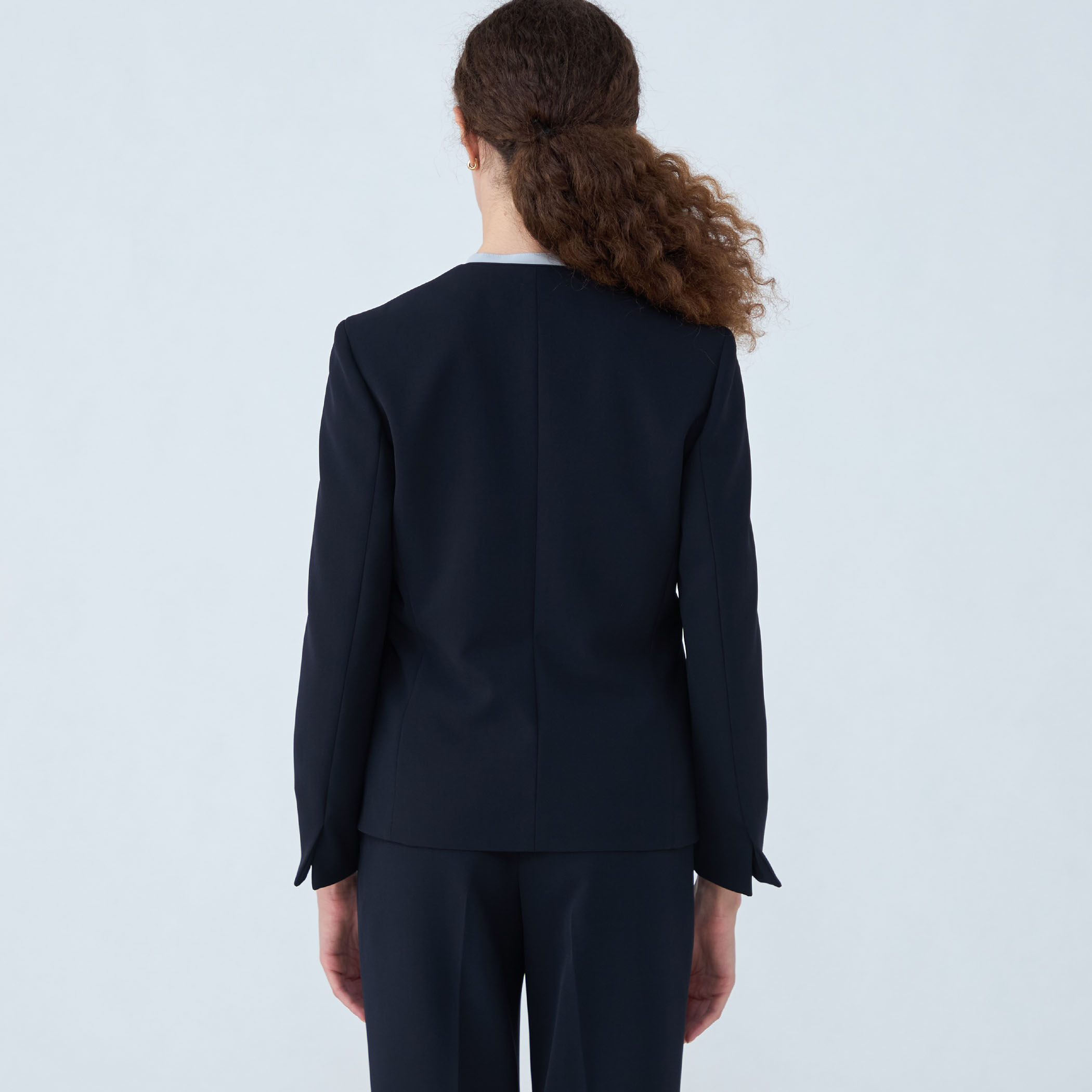 ドライダブルクロス ノーカラージャケット｜トゥモローランド 公式通販