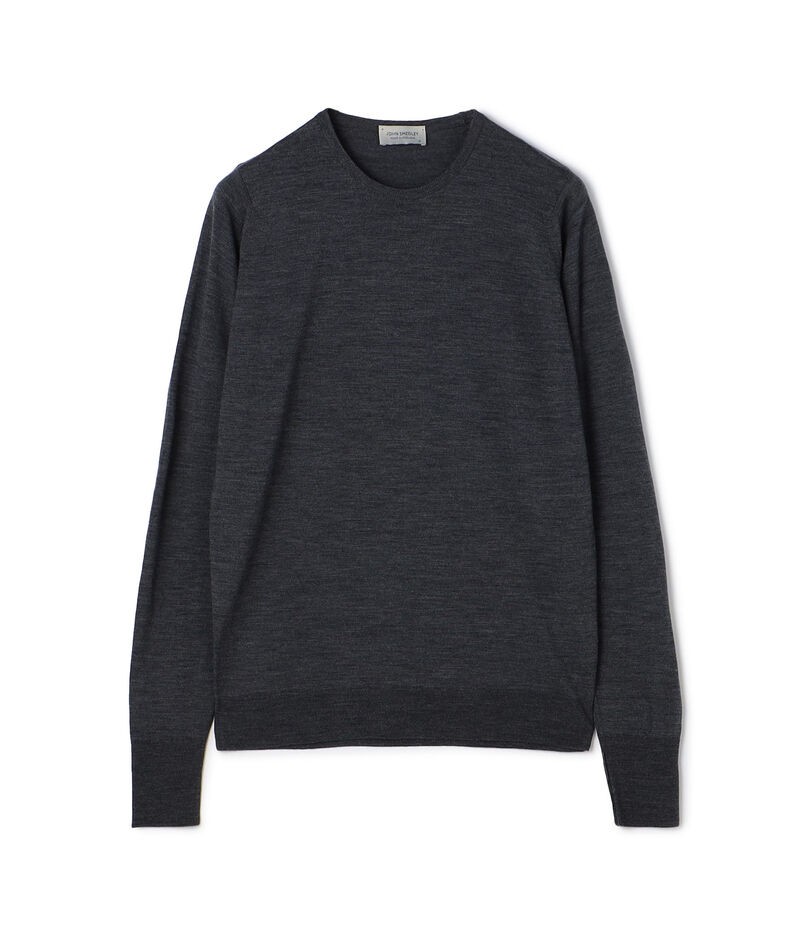 JOHN SMEDLEY 30G EASY FIT ウール クルーネックプルオーバー MARCUS