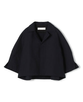 コットンダブルフェイス ショートジャケット