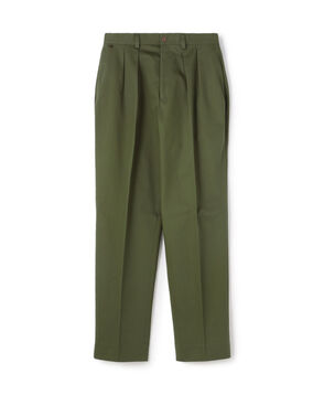 BERNARD ZINS AMIRAL コットンツイル ワイドトラウザーズ