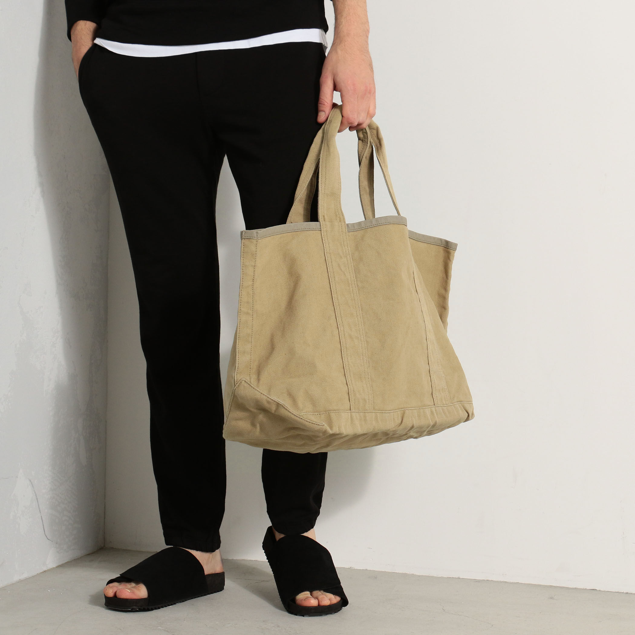 コットンリネンキャンバストートバッグ MEDIUM AMF0014