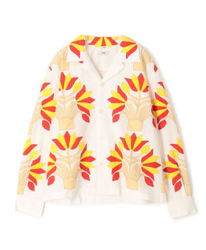 BODE FOLIAGE APPLIQUE LONG SLEEVE SHIRT