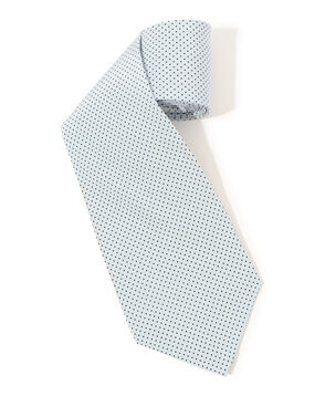 MAISON et VOYAGE シルクプリント1mmドット ワイドタイ