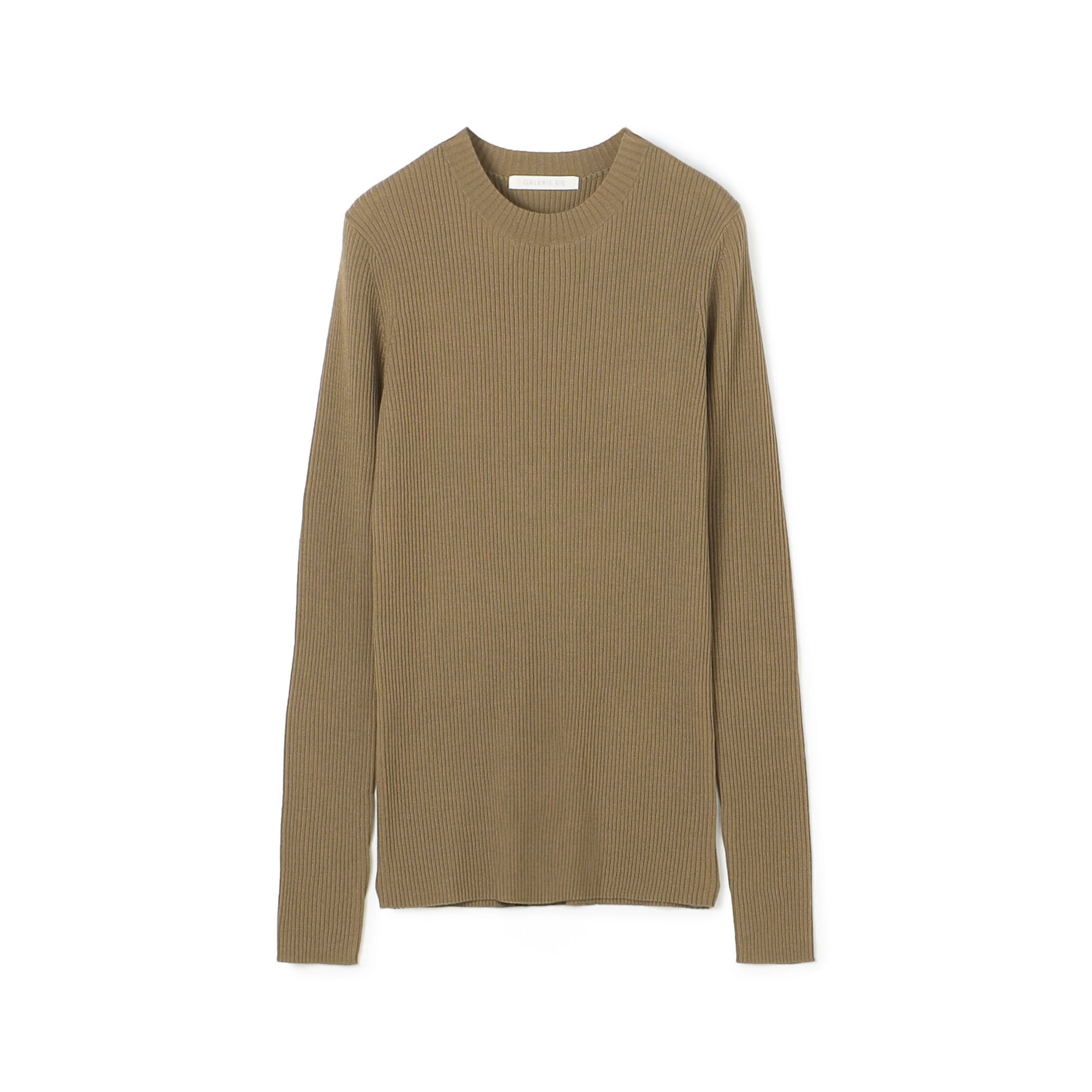 プルミエールウールリブ クルーネックプルオーバー｜トゥモローランド