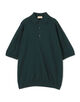 【WEB先行予約・別注】JOHN SMEDLEY コットン ポロカラーニット