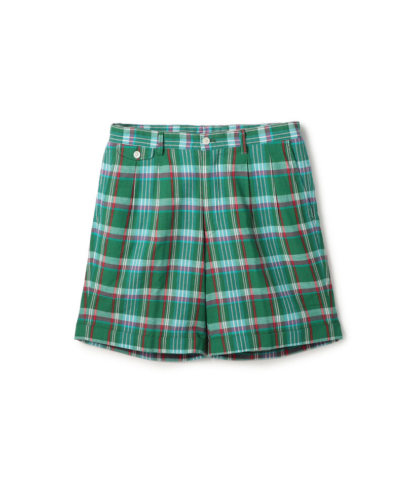 Mai Tai コットン インドマドラスショーツ