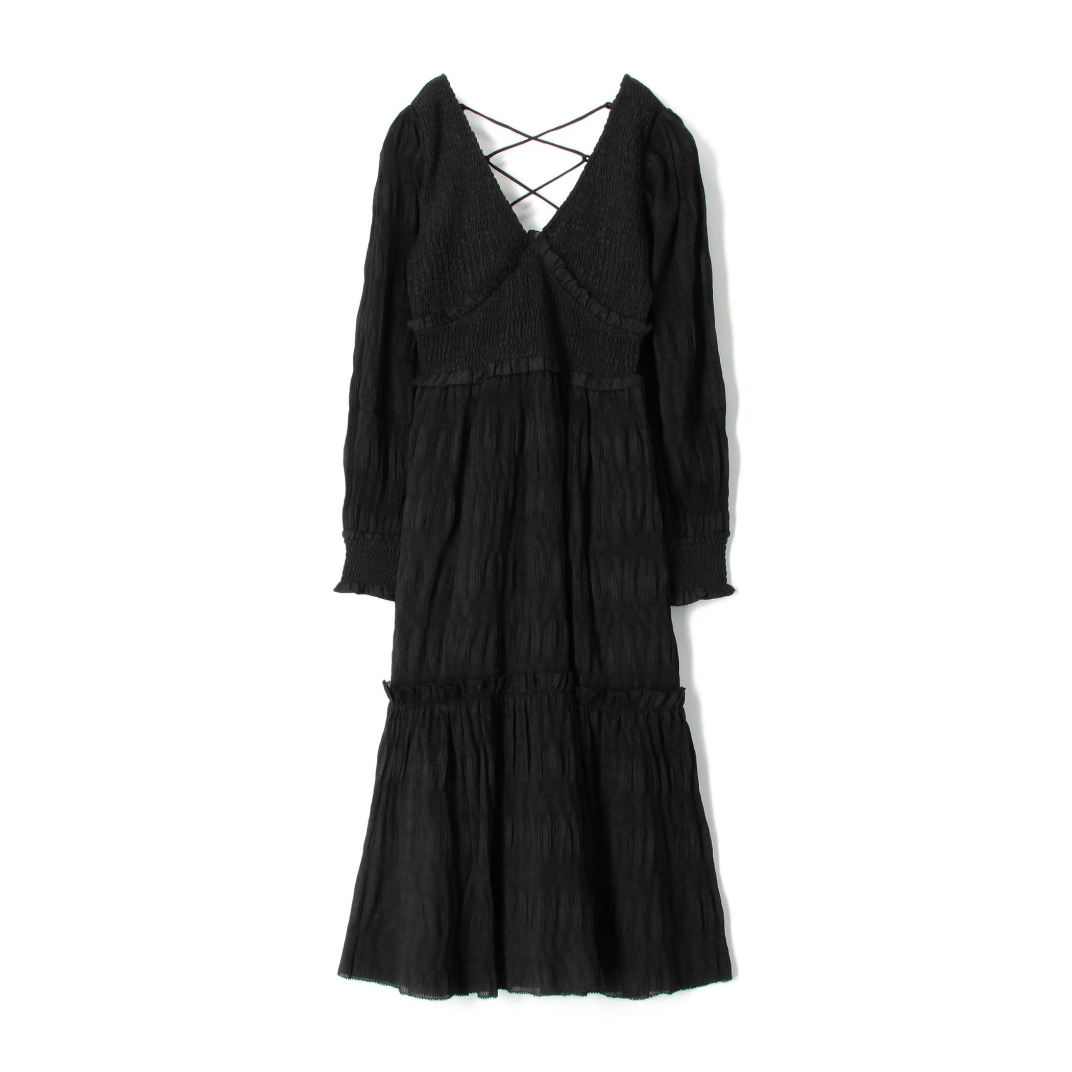 sea new york ブラックドレスワンピース